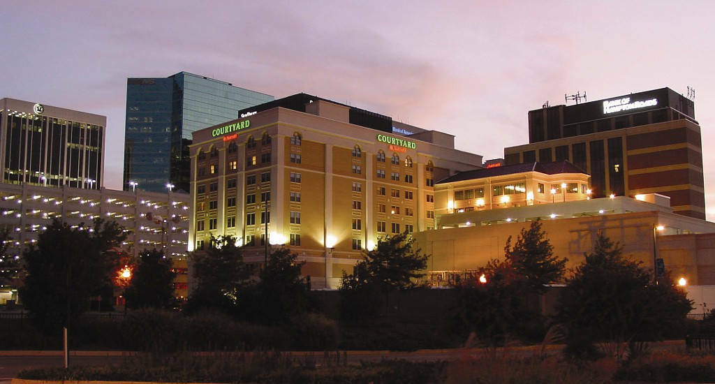 Hotel Courtyard By Marriott Norfolk Downtown Exterior foto